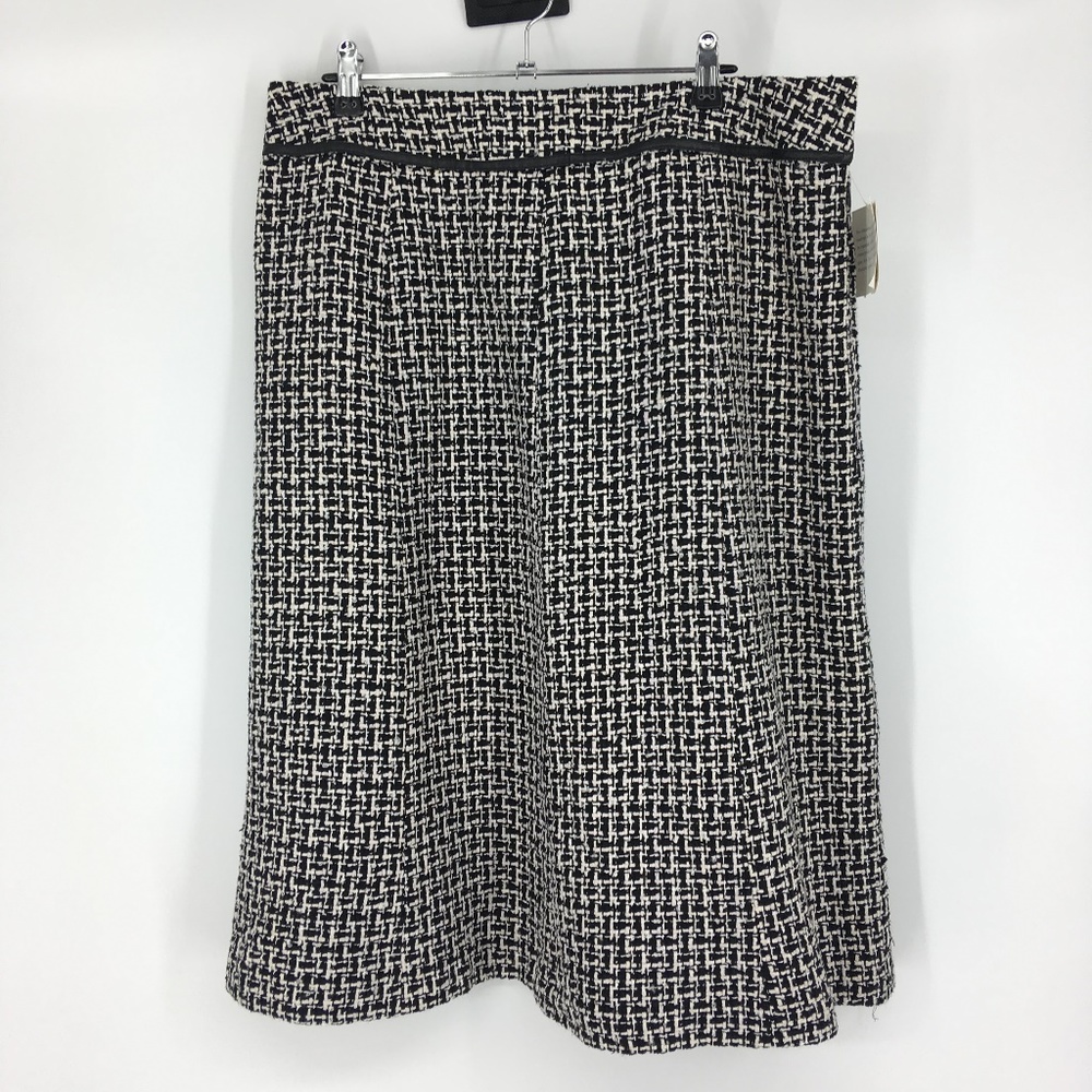 Pendleton Black/White Print Skirt